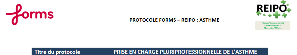 protocole pluriprofessionnel Asthme